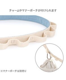 PET PARADISE ペットパラダイス 小花柄 デニム リード Ｍ～Ｌ 大型犬