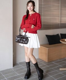 WEGO 【26年春新作】別注USPOLOケーブルニットカーデ