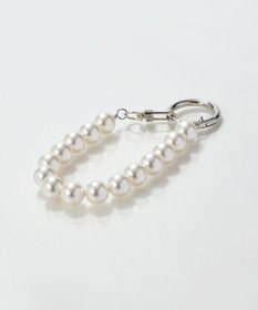 Phoebe ボリュームボールストラップチャーム　パール