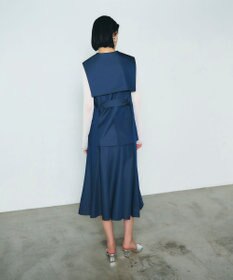 GRACE CONTINENTAL セーラーカラーサテンベスト