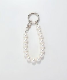 Phoebe ボリュームボールストラップチャーム　パール
