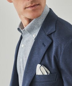 GOTAIRIKU 麻混・襟しっかり【洗える/通気性】ノルマンディーリネン ボタンダウンポロシャツ(25年モデル)