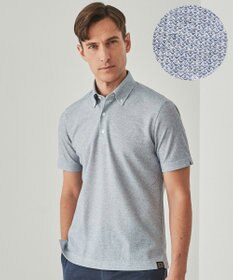 GOTAIRIKU 麻混・襟しっかり【洗える/通気性】ノルマンディーリネン ボタンダウンポロシャツ(25年モデル)