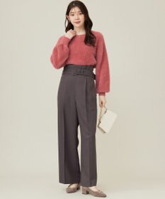 ANY SIS 【洗える】シャギー ニット