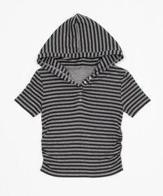 WEGO ヘンリーネックフードT