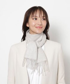 MOONBAT FURLA(フルラ）カシミヤ100％ 無地 プチマフラー