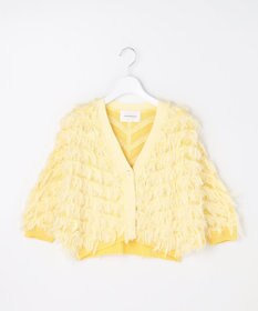 自由区 【カトリエムブーケ】Cardigan tout doux フリンジカーディガン