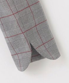 組曲 KIDS 【110-140㎝】グレンチェックジャケット＆プリーツワンピース セット