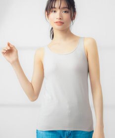 Wing カップ付きタンクトップ 綿混(身生地部) ラク きれいなバストシルエット 【シンクロブラトップ 綿混タイプ】 ブラトップ ET1132 ウイング／ワコール