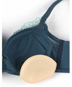 une nana cool さあわたし レース 脇高ブラジャー MADE WITH LIBERTY FABRIC