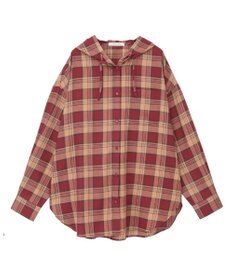 AMERICAN HOLIC チェックフードシャツ