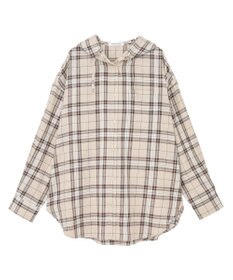 AMERICAN HOLIC チェックフードシャツ