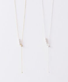 Pisceans 3ドロップパールスライドネックレス