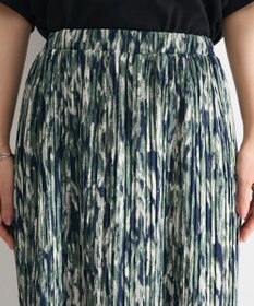 Green Parks 柄プリーツスカート