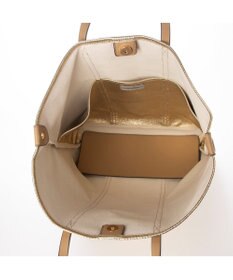 UNBILLION カシュカシュ cachecache / メタリックキャンバス1枚仕立て2wayトートバッグ