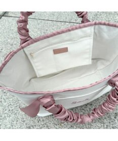 LA BAGAGERIE 【インスタグラマー Chiyoさん×LA BAGAGERIE】ギャザーリボンハンドルトート