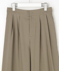 自由区 【SHIHOさん着用・セットアップ対応】リネンストレッチワイド パンツ