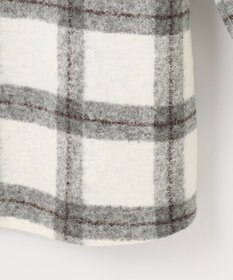 JOSEPH ABBOUD MOUNTAIN 【SPACE／UNISEX】フランネルジャージーブロック シャツ