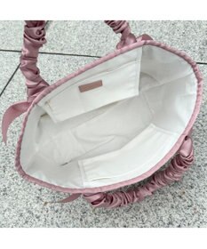 LA BAGAGERIE 【インスタグラマー Chiyoさん×LA BAGAGERIE】ギャザーリボンハンドルトート