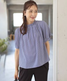 組曲 ライトデシンフリル襟 ブラウス