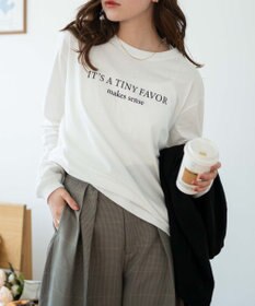 WEGO 【WEB限定】クルーネックプリントロンT