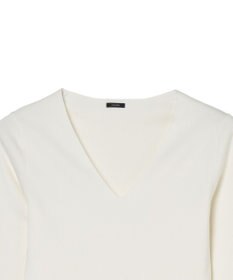 JOSEPH 【FOUNDATIONS】シルクストレッチ　Vネックニット