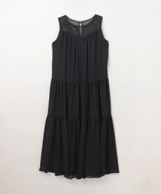 GRACE CONTINENTAL シアードレープマキシ