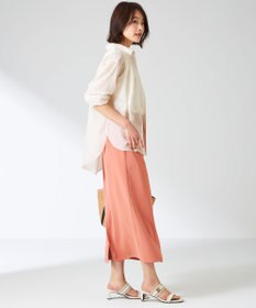 ANY SIS 【洗える】リネンライクシアーローン ブラウス