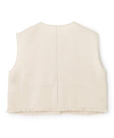 uncrave リネンライクツイル ジレブラウス