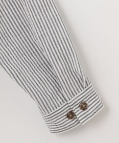 JOSEPH ABBOUD MOUNTAIN 【SPACE／UNISEX】オーガニックコットンリネンドライサッカー シャツ