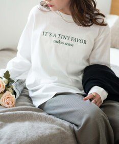 WEGO 【WEB限定】クルーネックプリントロンT