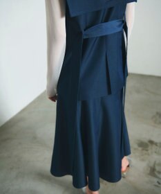 GRACE CONTINENTAL セーラーカラーサテンベスト