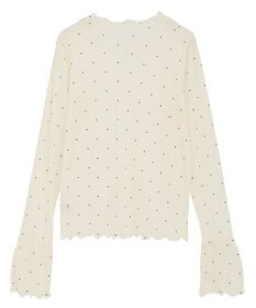 earth music&ecology フロッキードットメロープルオーバー