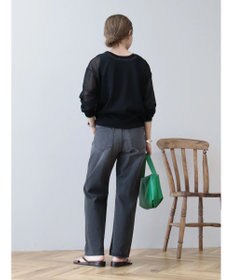 AMERICAN HOLIC バイカラーシアーニットカーディガン