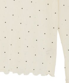 earth music&ecology フロッキードットメロープルオーバー