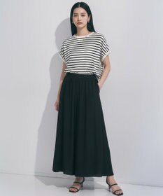 UNFILO 【WEB限定カラー】ヴィンテージシアー ギャザーワイドパンツ