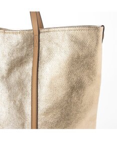 UNBILLION カシュカシュ cachecache / メタリックキャンバス1枚仕立て2wayトートバッグ