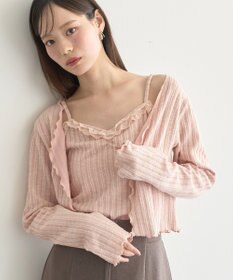 earth music&ecology 【2点セット】ＳＥＴ２点メローボレロ＋フリルキャミソール