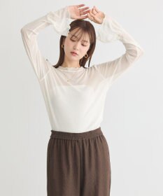 earth music&ecology フロッキードットメロープルオーバー