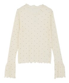 earth music&ecology フロッキードットメロープルオーバー