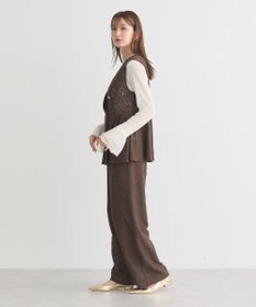 earth music&ecology フロッキードットメロープルオーバー