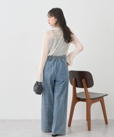 earth music&ecology フロッキードットメロープルオーバー