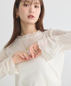 earth music&ecology フロッキードットメロープルオーバー