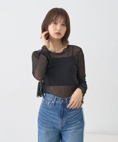 earth music&ecology フロッキードットメロープルオーバー