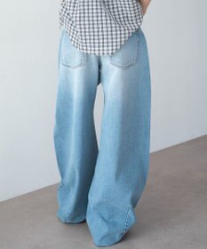 WEGO ワイドカーブデニムパンツ