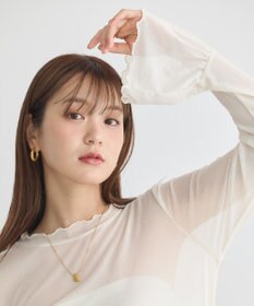 earth music&ecology フロッキードットメロープルオーバー