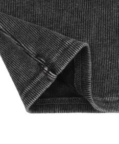 WEGO ヴィンテージウォッシュワンポイントリブT