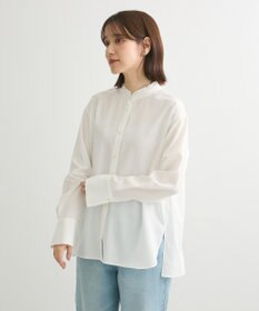 Green Parks フリルカラーシャツ