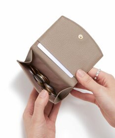 TOPKAPI 【TOPKAPI】gemdrops ジェムドロップ ミニエンボスレザー 天然石 二つ折り 財布