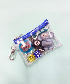 WEGO カラーテープクリアポーチ